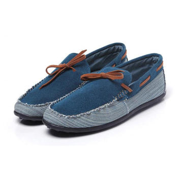 classic woven elastic hidden heel long shoes for men